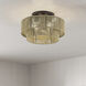 Acordia 3 Light 15 inch English Bronze Semi Flush Mount Ceiling Light, Large