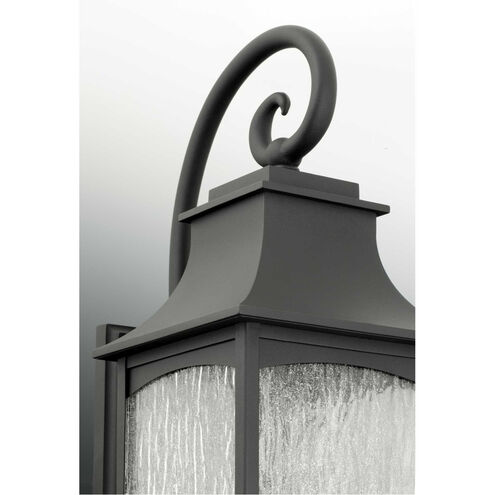 Maison 2 Light 20 inch Textured Black Outdoor Wall Lantern, Medium