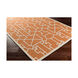 Marigold 114 X 90 inch Burnt Orange Indoor Area Rug, Rectangle