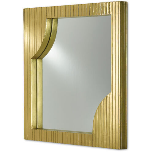 Morneau 24 X 24 inch Brass and Mirror Wall Mirror
