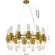 Canada 24 Light 31.5 inch Satin Brass Chandelier Ceiling Light