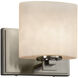 Clouds Wall Sconce Wall Light in Brushed Nickel, Oval, Incandescent