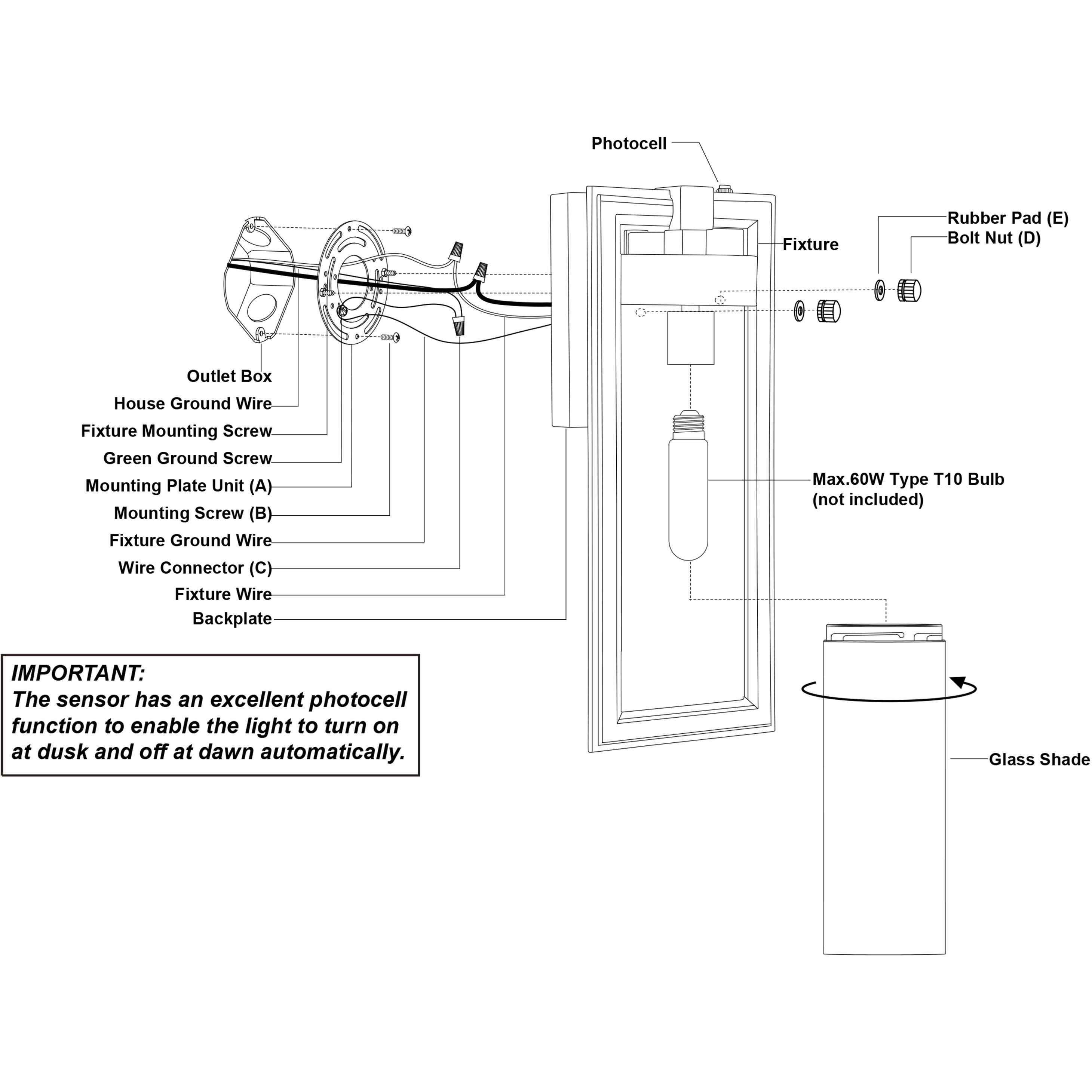 Malmo LED 15.75 inch Matte Black Outdoor Wall