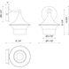 Alora Mood Emiko 1 Light 7.13 inch Matte Black Bath Vanity Light Wall Light