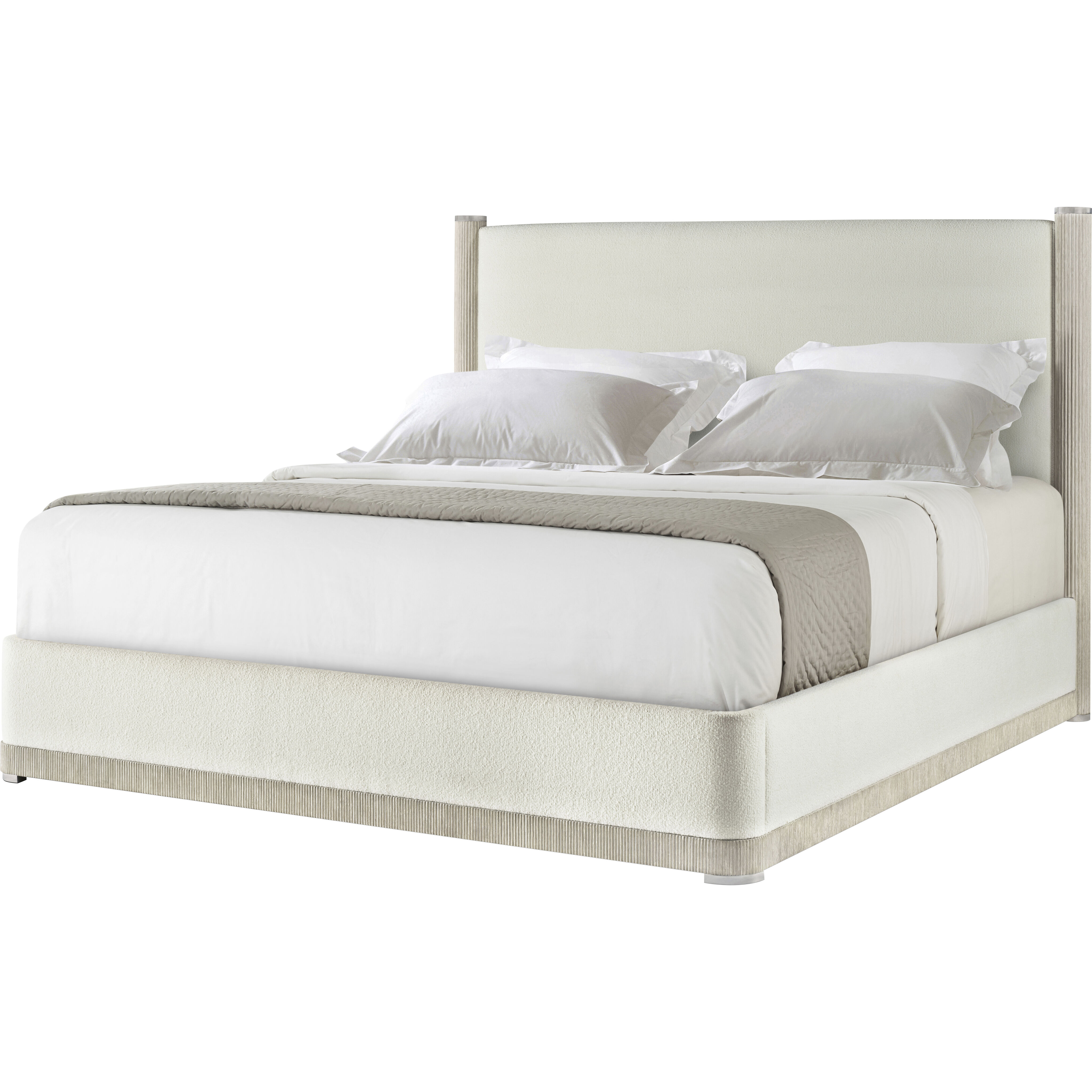 Horizon Day California King Bed, Wooden, Upholstered