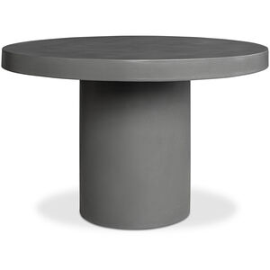 Cassius 47.25 X 47.25 inch Grey Outdoor Dining Table