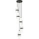 Cayden 5 Light 12 inch Matte Black Chandelier Ceiling Light