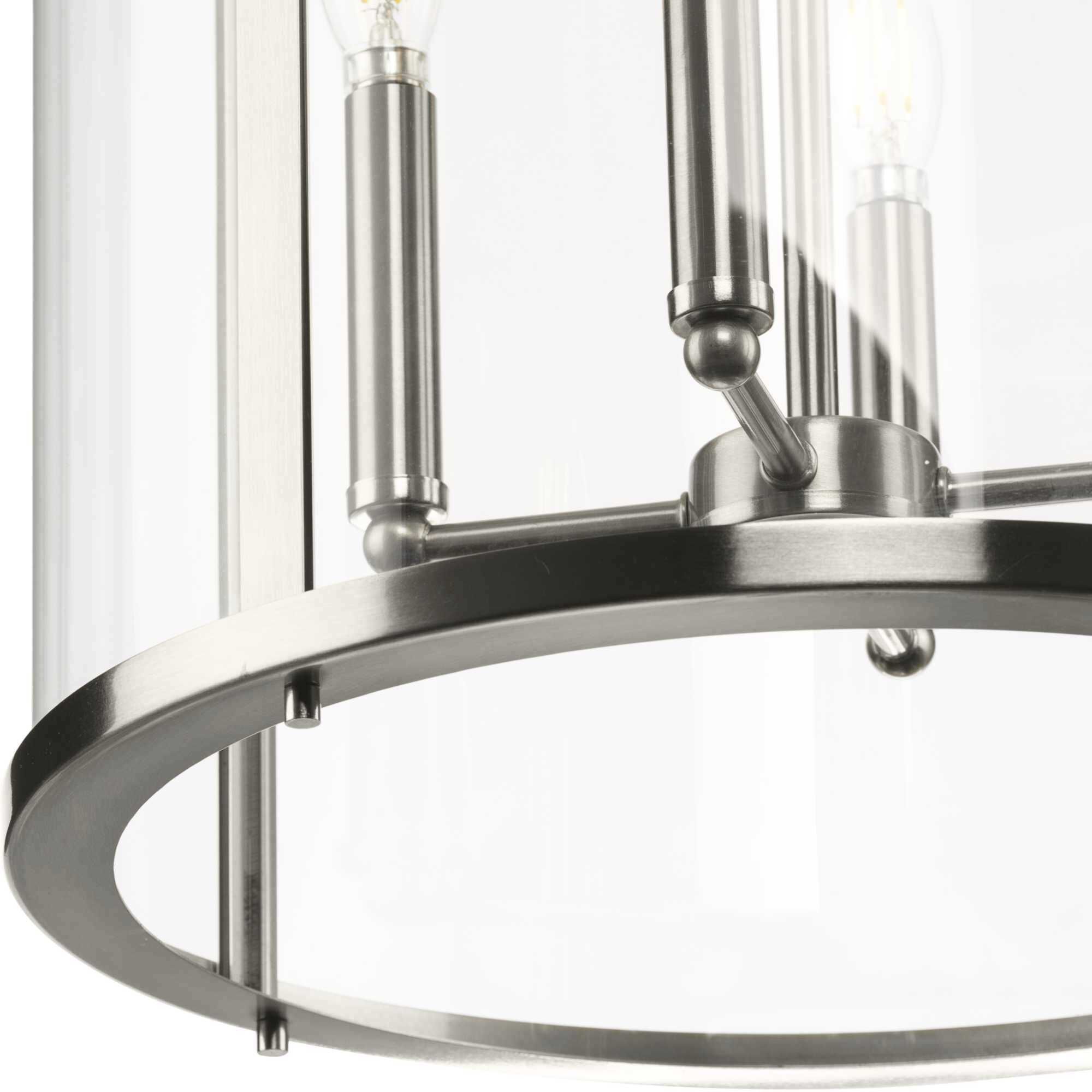 Gilliam 4 Light 15 inch Brushed Nickel Foyer Light Ceiling Light