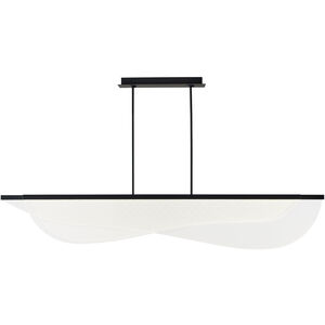 Sean Lavin Nyra LED 72 inch Nightshade Black Linear Suspension Ceiling Light, Integrated LED