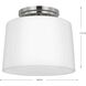Adley 1 Light 8.62 inch Brushed Nickel Flush Mount Ceiling Light