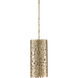 Protean 1 Light 10 inch Antique Brass Pendant Ceiling Light, Convertible to Semi-Flush
