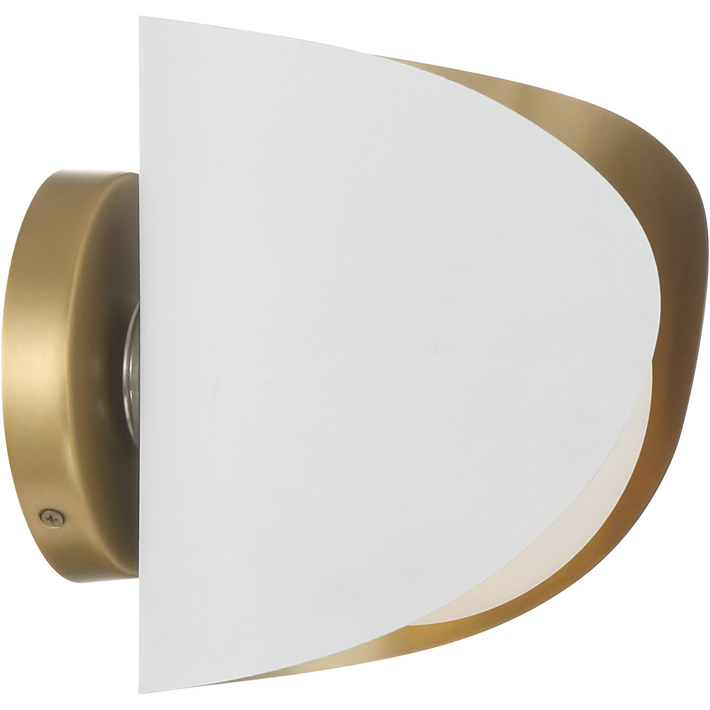 Flare 1 Light 8.5 inch Sand White Vanity Light Wall Light