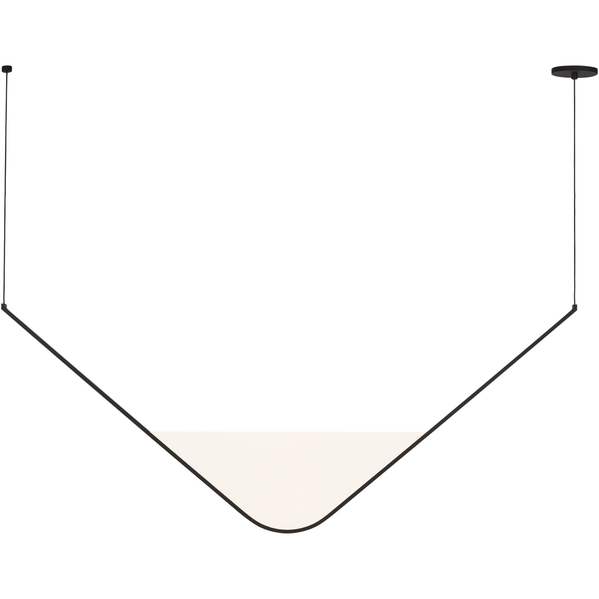 Sean Lavin Mizu LED 1.3 inch Nightshade Black Chandelier Ceiling Light