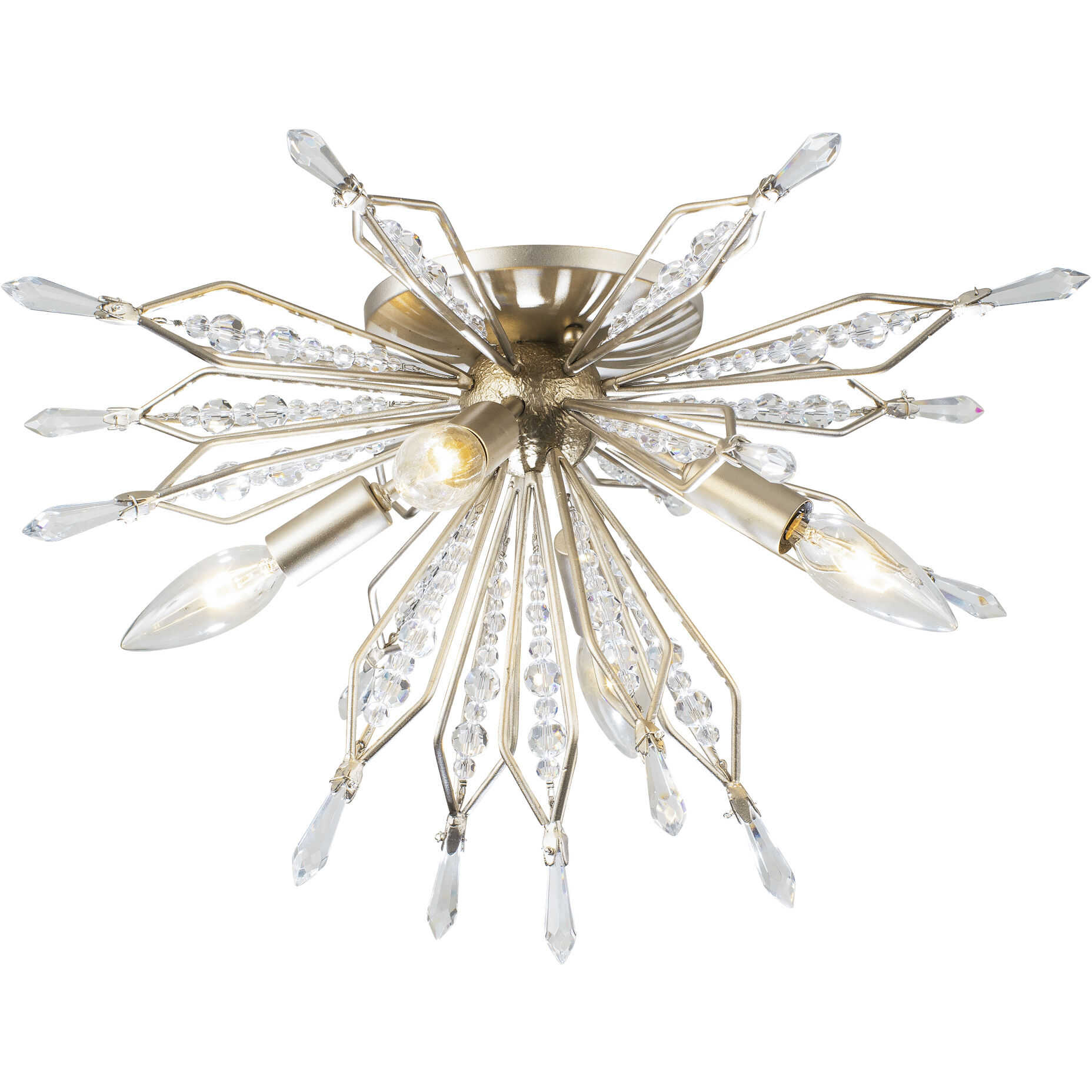 Orbital 4 Light 18.30 inch Semi-Flush Mount