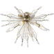 Orbital 4 Light 18.3 inch Gold Dust Semi-Flush Ceiling Light