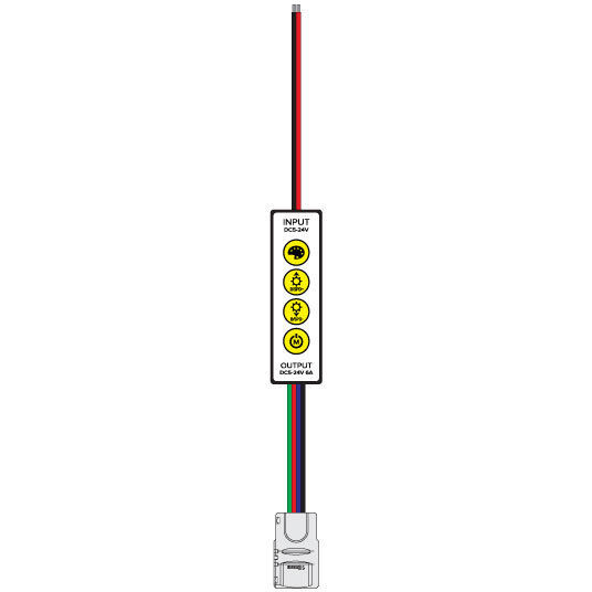 Simple Select Inline Controllers Multi Color In-Line Controller