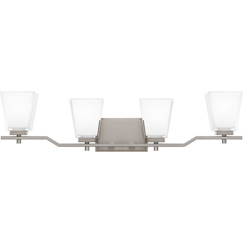 Myra 4 Light 30.75 inch Brushed Nickel Bath Light Wall Light, Extra Large
