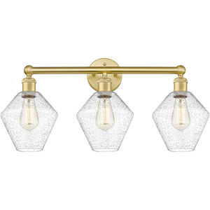 Cindyrella 3 Light 26 inch Satin Gold Bath Vanity Light Wall Light in Seedy
