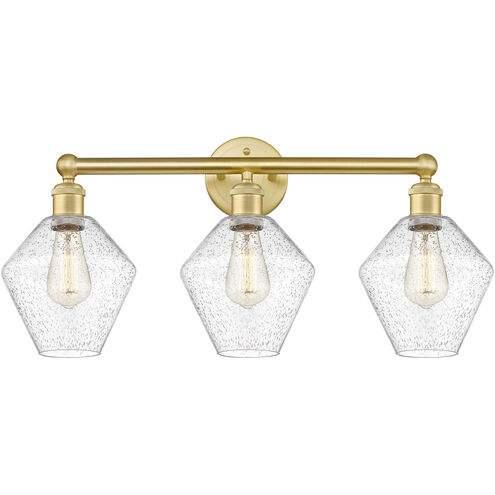 Cindyrella 3 Light 26 inch Satin Gold Bath Vanity Light Wall Light in Seedy