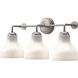 Alora Mood Westlake 3 Light 22.5 inch Brushed Nickel Vanity Light Wall Light