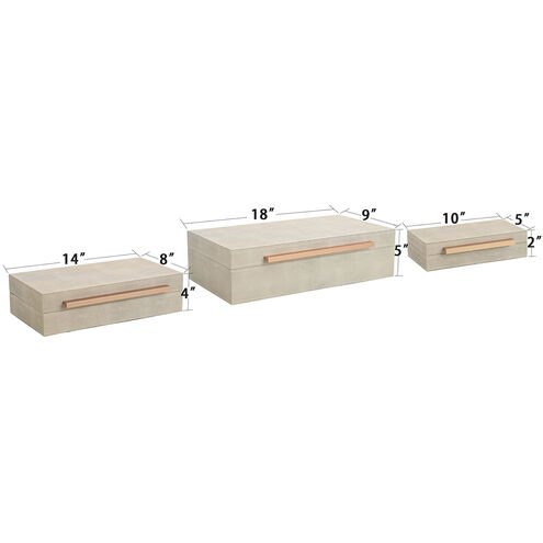 Cameron Taupe Accessory Box Set