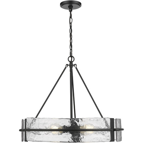 Rezi 4 Light 24 inch Matte Black Indoor Pendant Ceiling Light