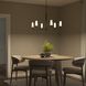 Mack 6 Light 34 inch Matte Black Chandelier Ceiling Light
