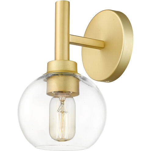 Sutton 1 Light 6 inch Brushed Gold Wall Sconce Wall Light