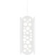 Lapidus 1 Light 13 inch Sugar White Pendant Ceiling Light, Large, Sasha Bikoff Collection