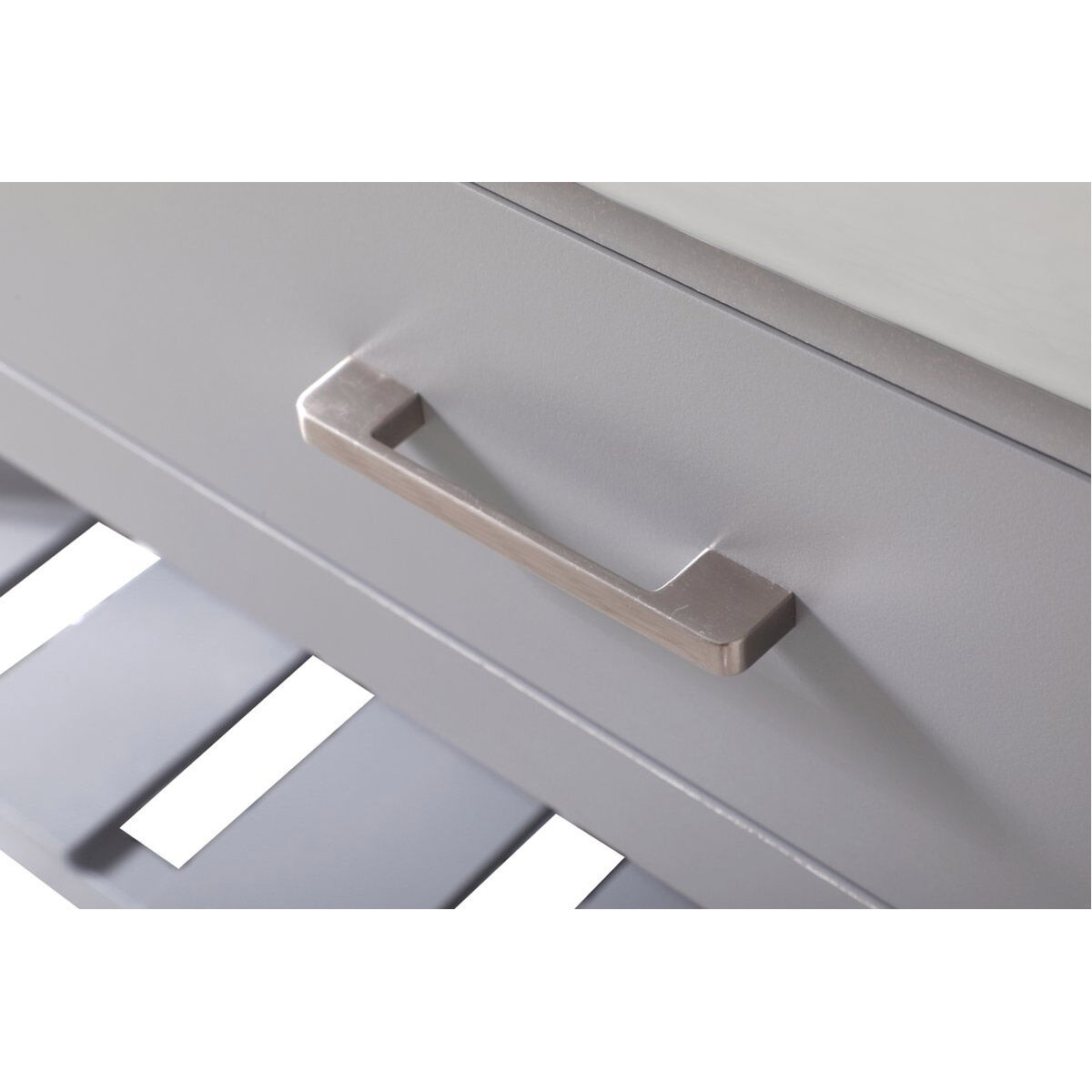 Clement 60 X 22 X 34.13 inch Grey Bathroom Vanity Cabinet