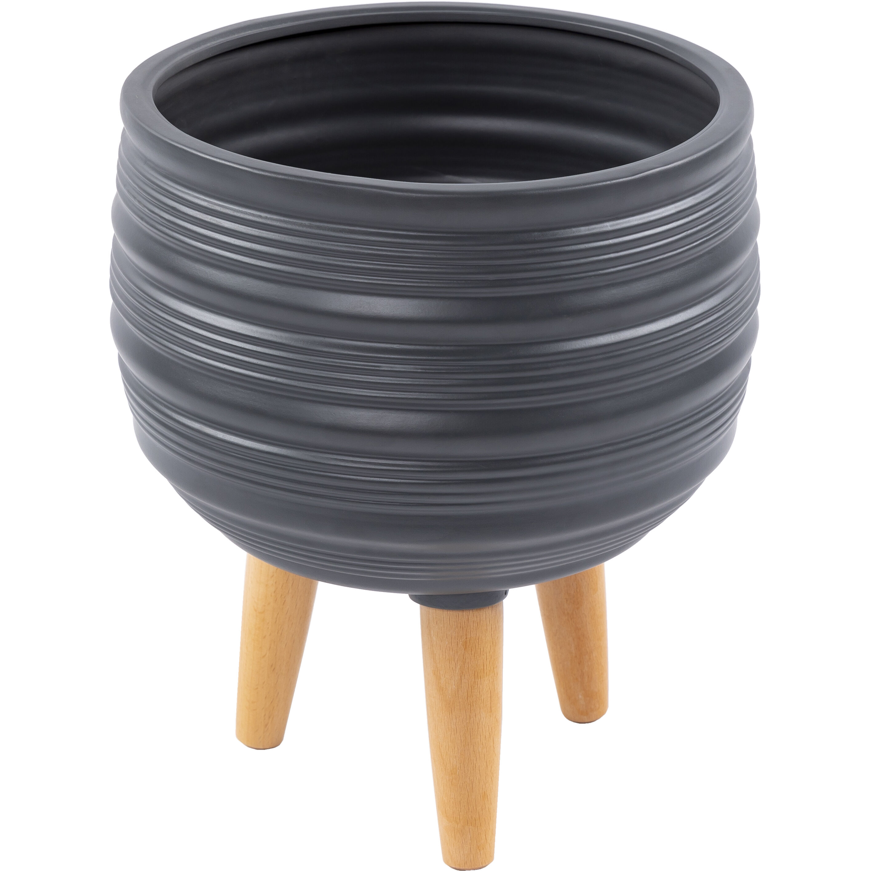 Orchid Medium Grey Outdoor Planter