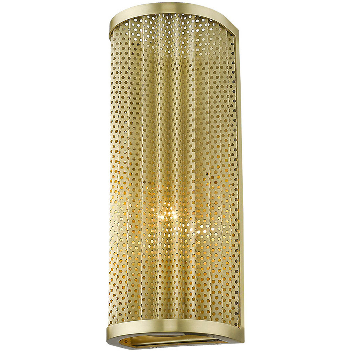 Basetti 1 Light 5 inch Gold Sconce Wall Light