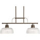 Karise 2 Light 10.63 inch Venetian Bronze Chandelier Ceiling Light