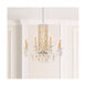 Siena 8 Light 30 inch Polished Stainless Steel Chandelier Ceiling Light in Heritage