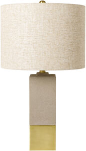 Rodez 24.5 inch 100 watt Metallic Brass Table Lamp Portable Light