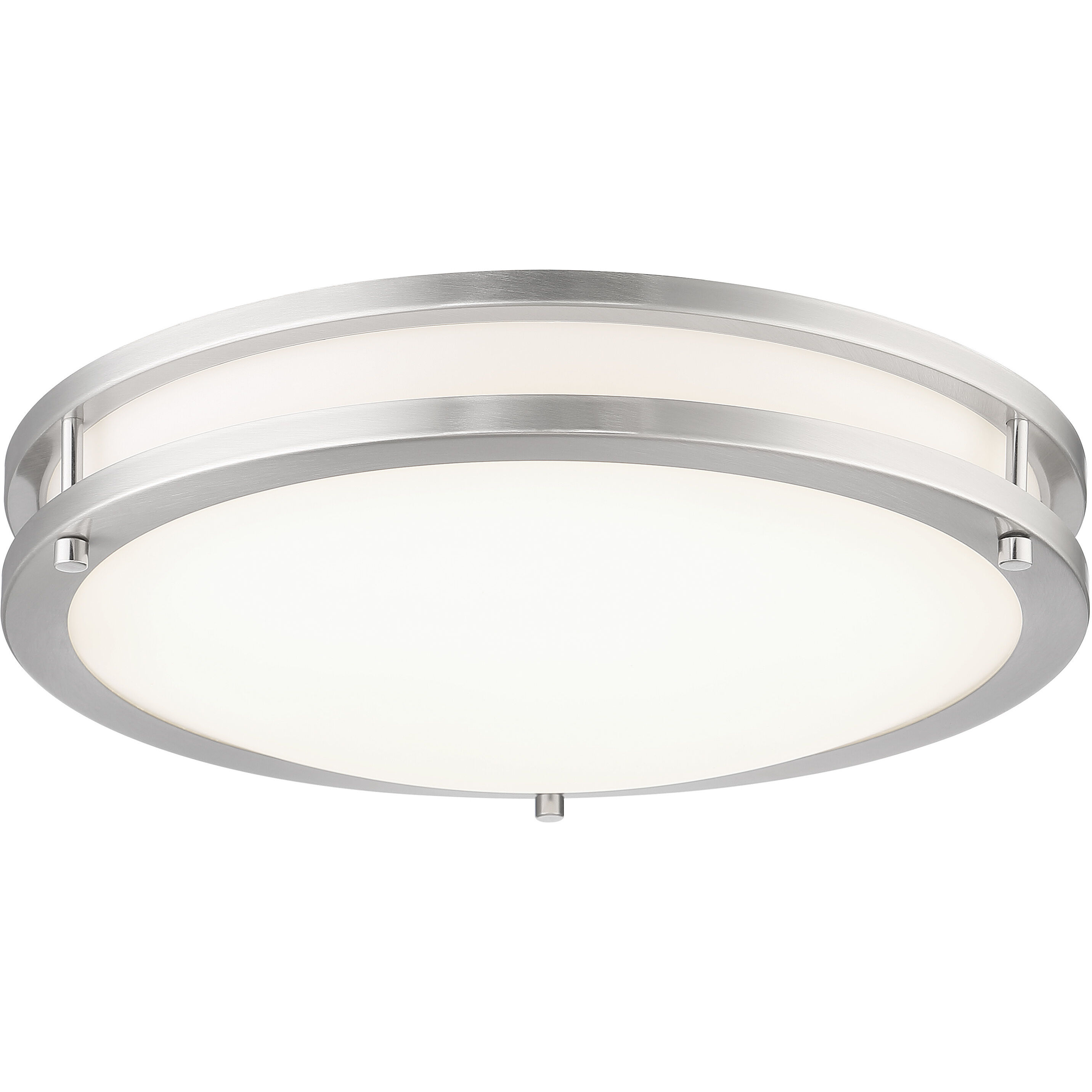 Vantage LED 13.75 inch Brushed Nickel Flushmount Ceiling Light