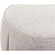 Lanza 21 inch Upholstery: Light Gray; Base: Dark Brown Ottoman