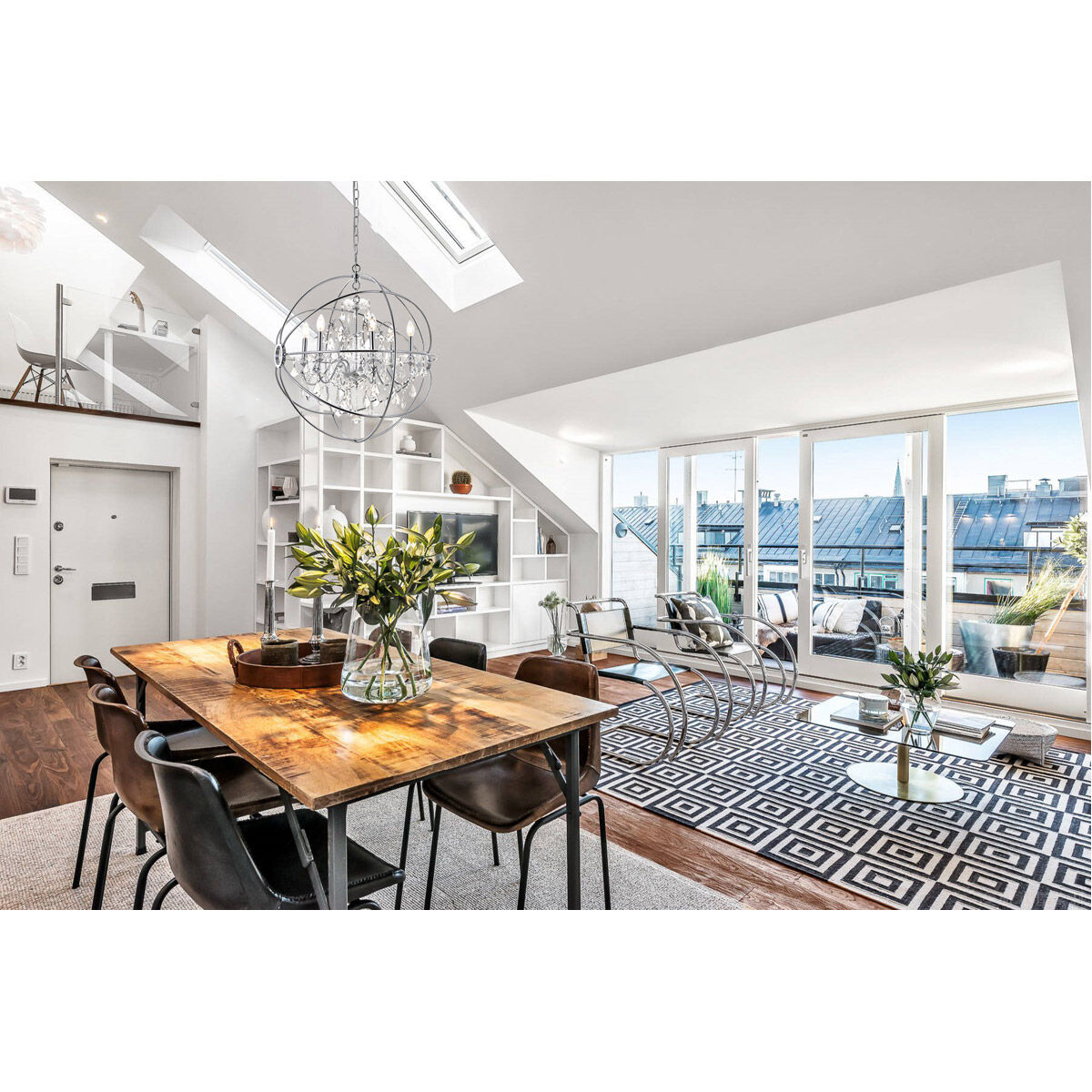 Cordelia 6 Light 26 inch Chrome Pendant Ceiling Light