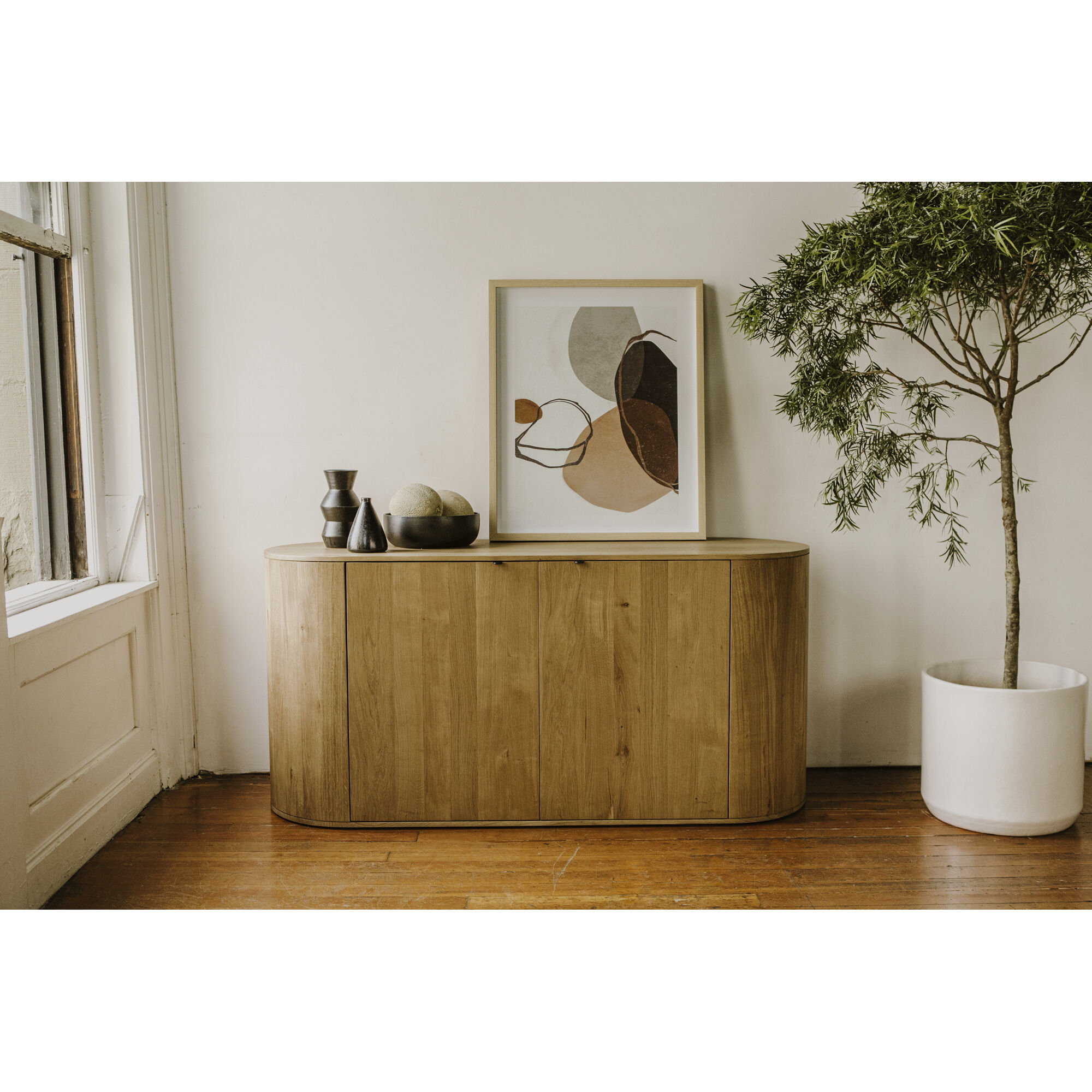Theo 66 X 23 inch Wood - Natural Sideboard