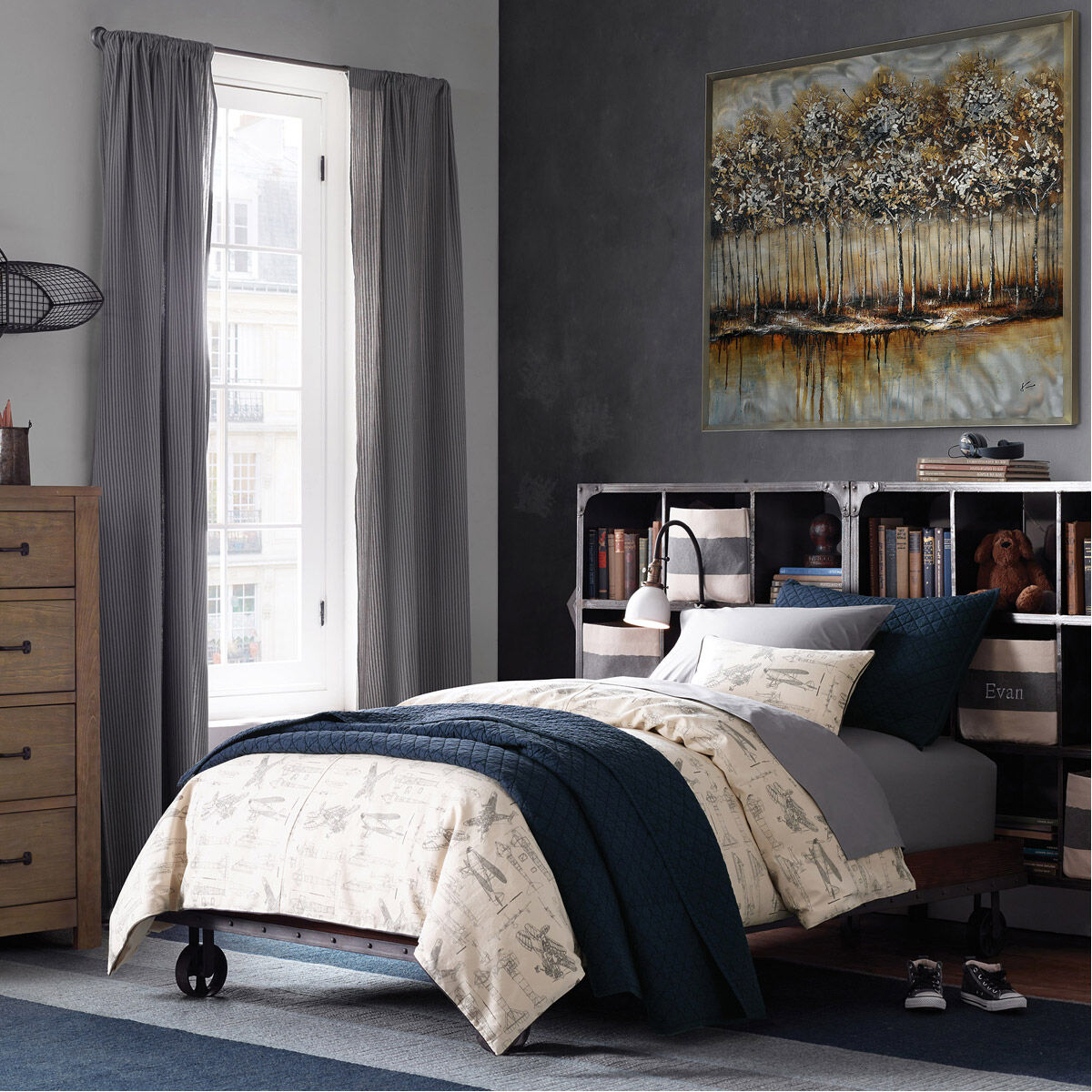 Metallic Forest Wall Art