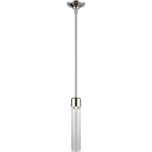 Zigrina 1 Light 5.13 inch Polished Nickel Pendant Ceiling Light