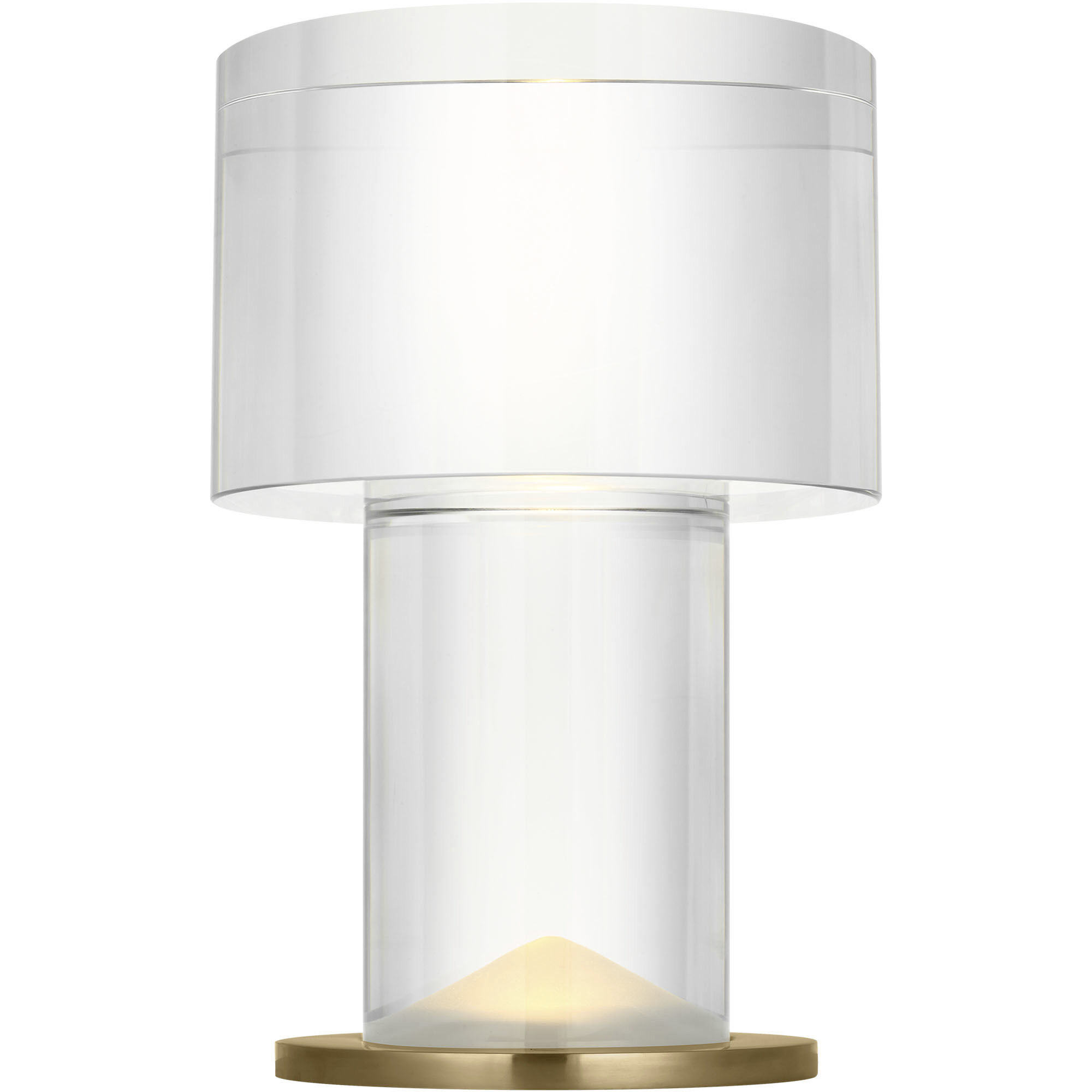 Sean Lavin Beryl 13.2 inch 15.20 watt Hand-Rubbed Antique Brass Cylinder Table Lamp Portable Light