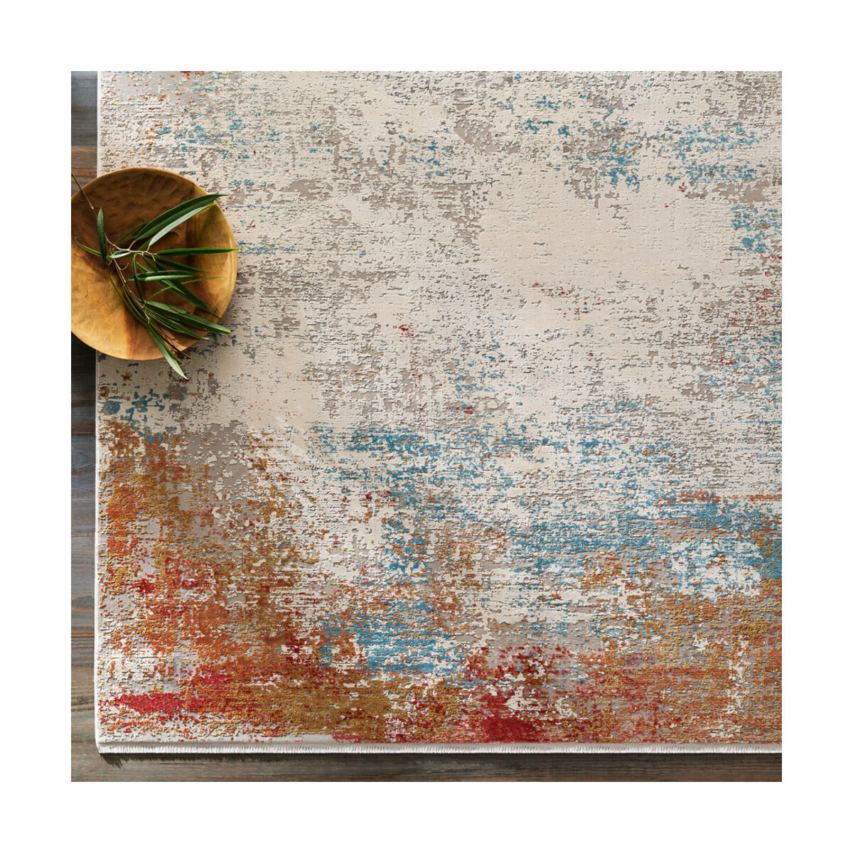 McCandless 36 X 24 inch Orange Rug, Rectangle