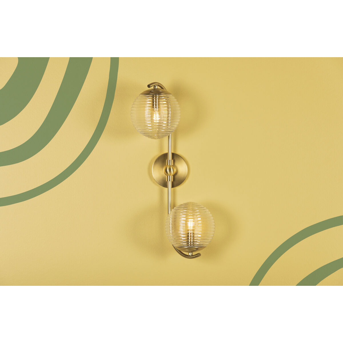 Sara 2 Light 11.75 inch Aged Brass Wall Sconce Wall Light