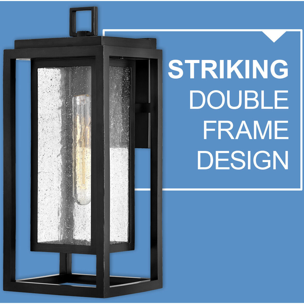 Double framed outdoor lantern clearance
