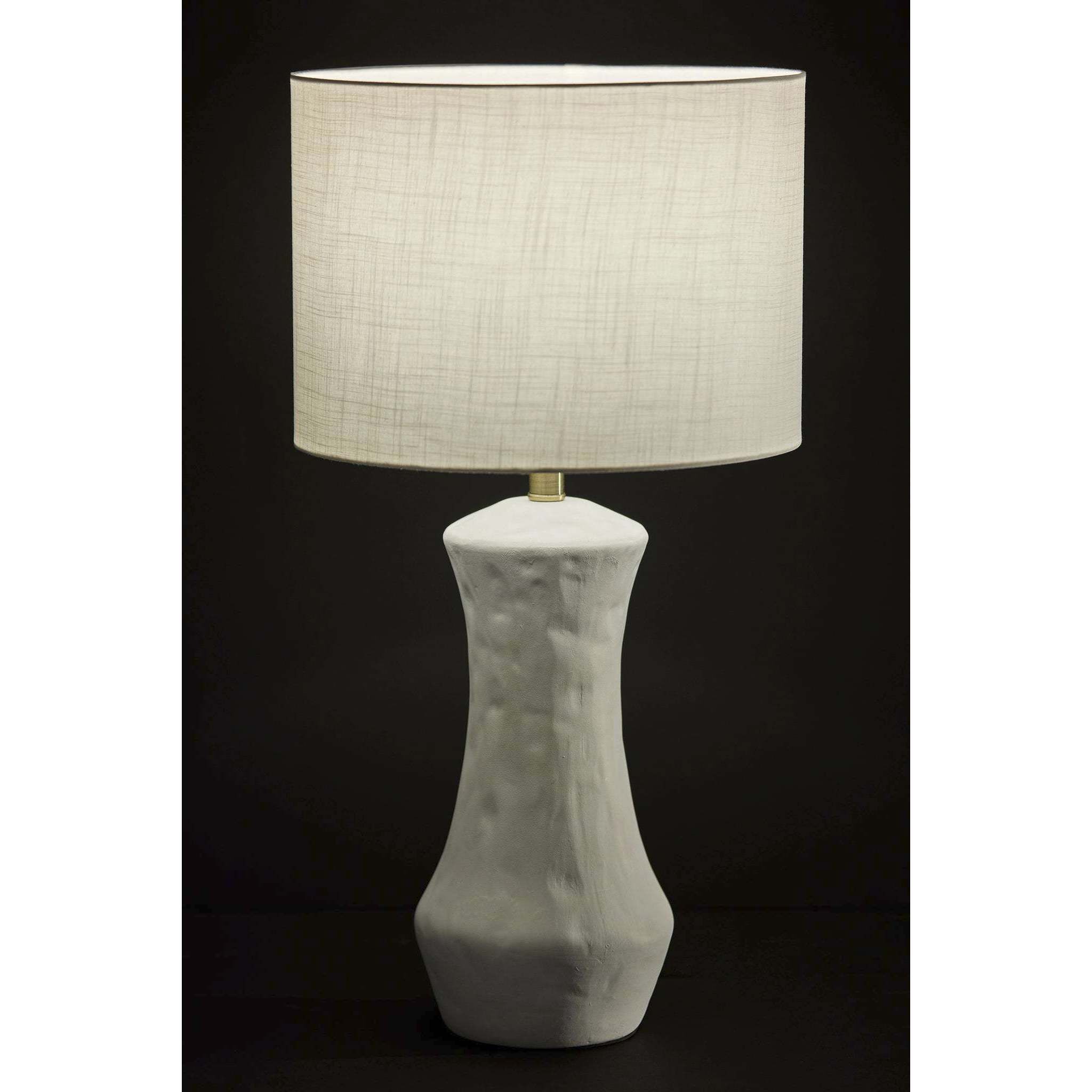 Marissa 26 inch 100.00 watt Matte White Ceramic Table Lamp Portable Light