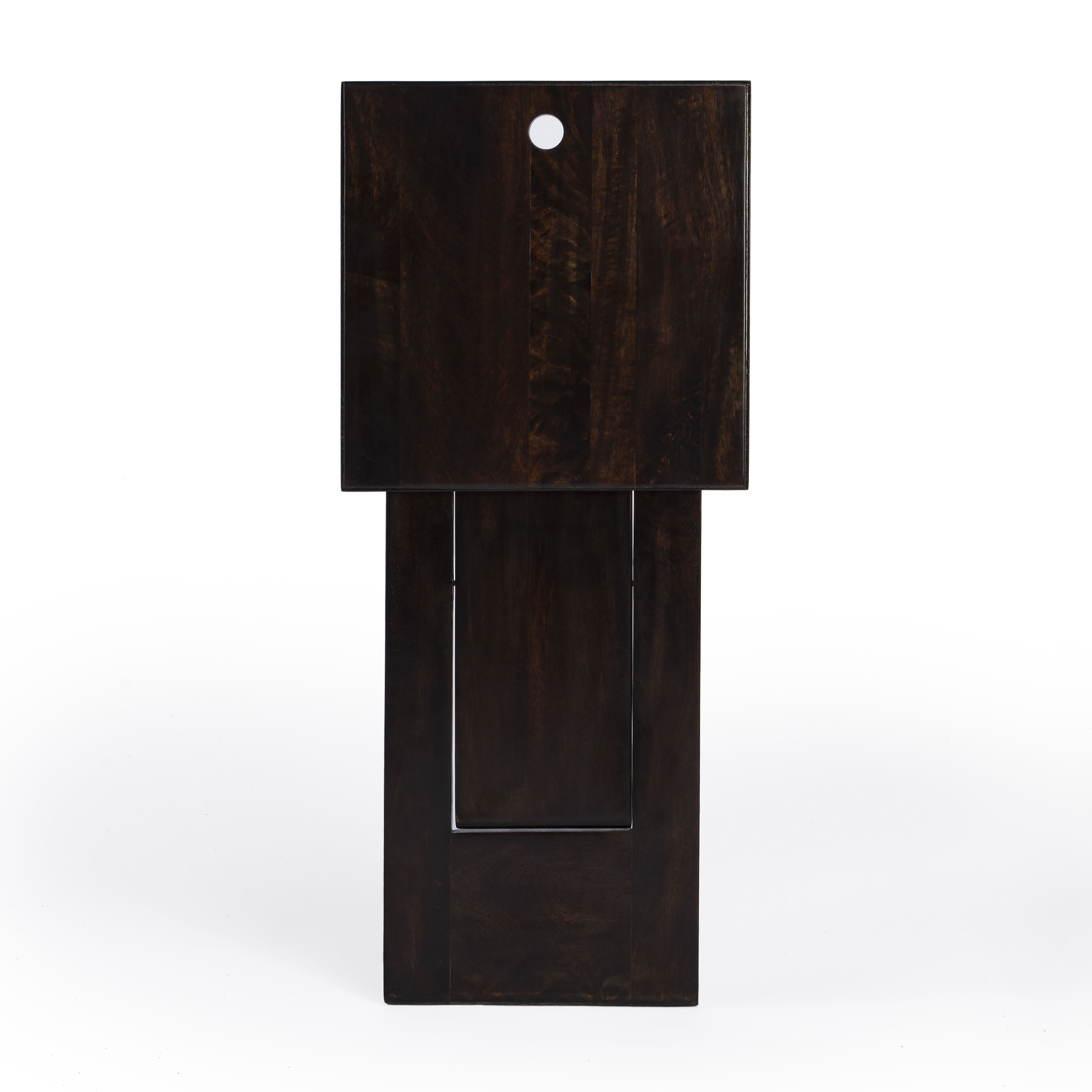 Hammond Folding Side Table in Dark Brown