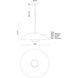 Regent 1 Light 19 inch Burgundy Pendant Ceiling Light