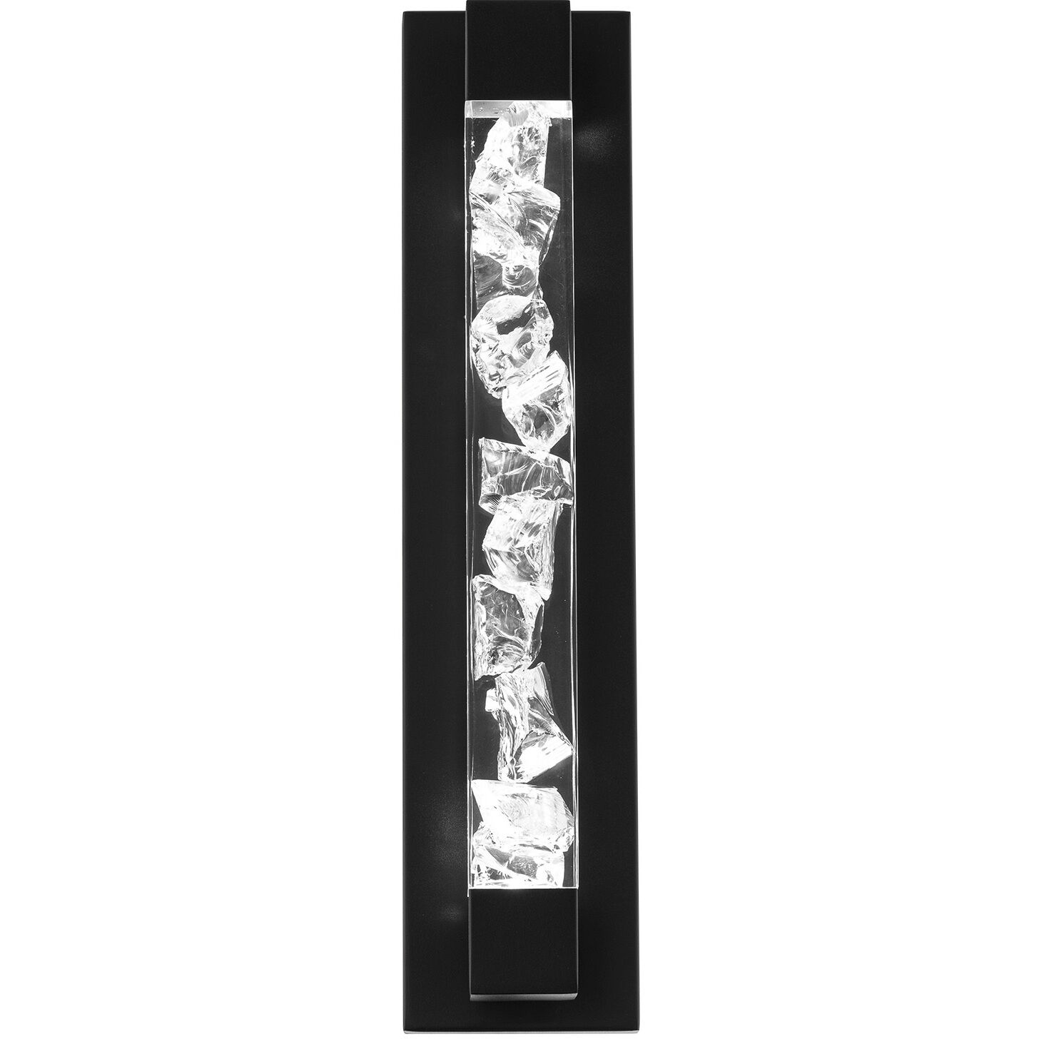 Terra 1 Light 20 inch Black Vanity Bath Light Wall Light