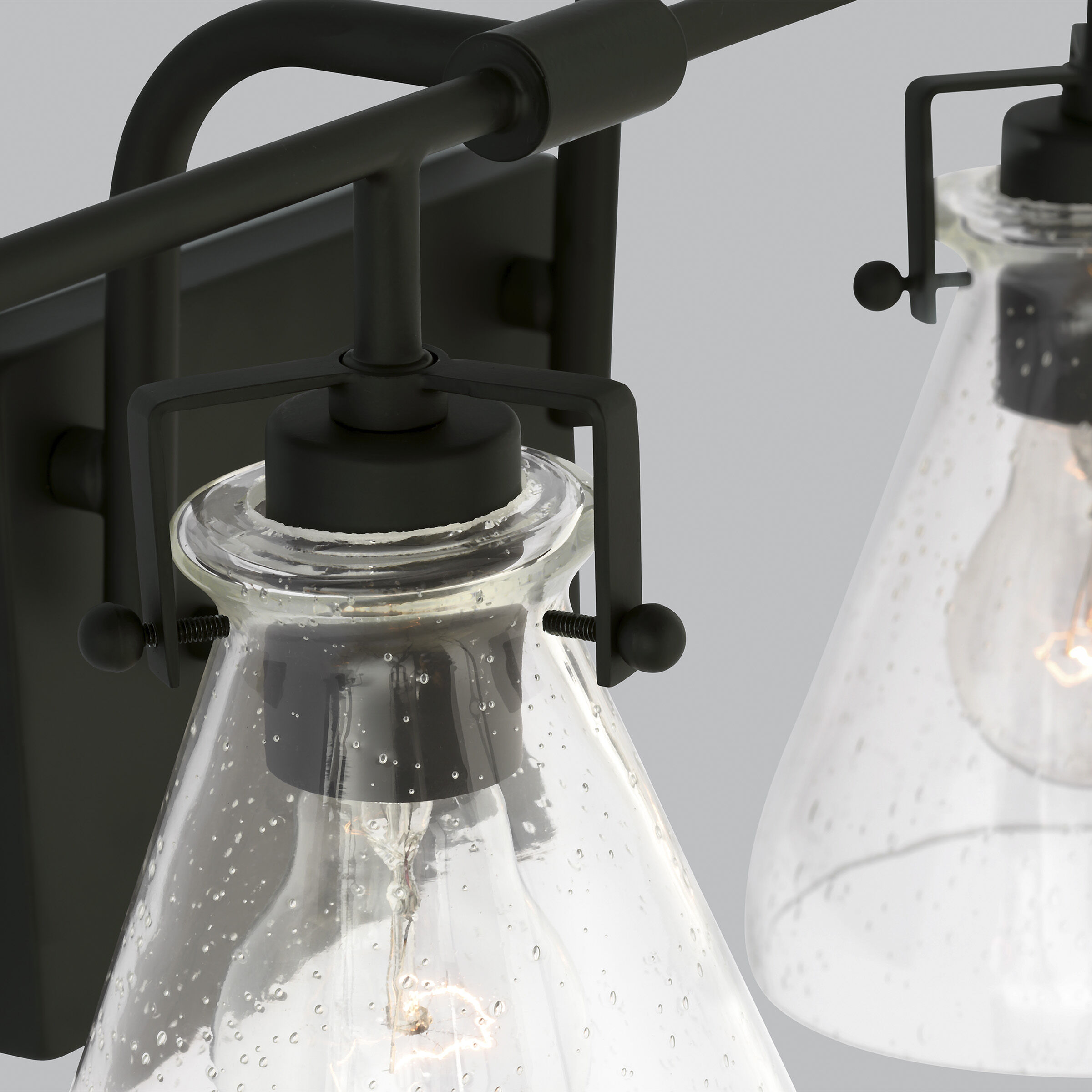 Jaden 4 Light 33.25 inch Midnight Black Bath Vanity Wall Sconce Wall Light